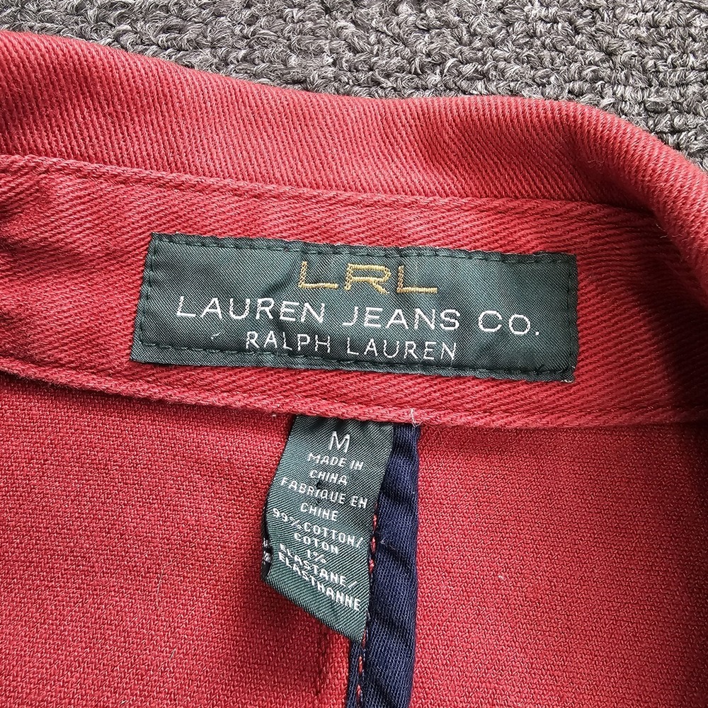Vintage Ralph Lauren Jacket Medium Fireman Fisherman Lobster Clasp Marine Jacket - Picture 4 of 9